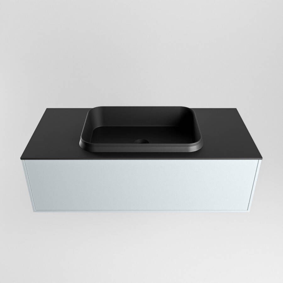 Mondiaz Erin badmeubel 100cm Clay Ridge wastafel Urban Midden zonder kraangat