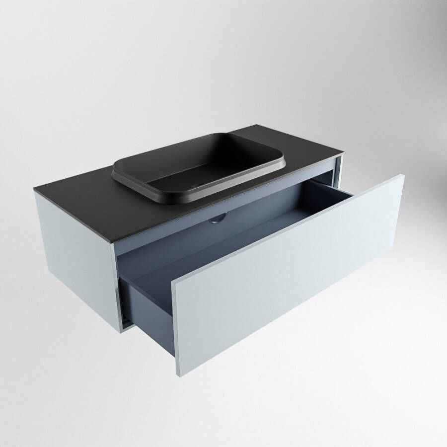 Mondiaz Erin badmeubel 100cm Clay Ridge wastafel Urban Midden zonder kraangat