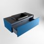 Mondiaz ERIN 100cm badmeubelset onderkast kleur Jeans met 1 lade Wastafel RIDGE midden 1 kraangat kleur Urban ERIN11126 - Thumbnail 5