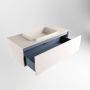 Mondiaz ERIN 100cm badmeubelset onderkast kleur Underlayment met 1 lade Wastafel RIDGE midden 1 kraangat kleur Linen ERIN12894 - Thumbnail 5