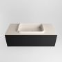 Mondiaz ERIN 100cm badmeubelset onderkast kleur Urban met 1 lade Wastafel RIDGE midden 1 kraangat kleur Linen ERIN12282 - Thumbnail 4
