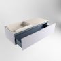 Mondiaz ERIN 120cm badmeubelset onderkast kleur Cale met 1 lade Wastafel RIDGE links 1 kraangat kleur Linen ERIN12457 - Thumbnail 5