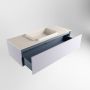 Mondiaz ERIN 120cm badmeubelset onderkast kleur Cale met 1 lade Wastafel RIDGE midden zonder kraangaten kleur Linen ERIN12453 - Thumbnail 5