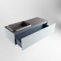 Mondiaz ERIN 120cm badmeubelset onderkast kleur Clay met 1 lade Wastafel RIDGE links 1 kraangat kleur Dark grey ERIN11641 - Thumbnail 5