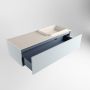 Mondiaz ERIN 120cm badmeubelset onderkast kleur Clay met 1 lade Wastafel RIDGE rechts zonder kraangaten kleur Linen ERIN12387 - Thumbnail 5