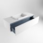 Mondiaz ERIN 120cm badmeubelset onderkast kleur Talc met 1 lade Wastafel RIDGE midden zonder kraangaten kleur Talc ERIN10005 - Thumbnail 5