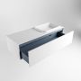 Mondiaz ERIN 120cm badmeubelset onderkast kleur Talc met 1 lade Wastafel RIDGE rechts zonder kraangaten kleur Talc ERIN10007 - Thumbnail 5