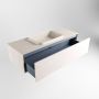 Mondiaz ERIN 120cm badmeubelset onderkast kleur Underlayment met 1 lade Wastafel RIDGE midden 1 kraangat kleur Linen ERIN12898 - Thumbnail 5
