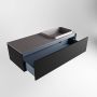 Mondiaz ERIN 120cm badmeubelset onderkast kleur Urban met 1 lade Wastafel RIDGE rechts 1 kraangat kleur Dark grey ERIN11540 - Thumbnail 5