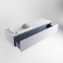 Mondiaz ERIN 150cm badmeubelset onderkast kleur Cale met 1 lade Wastafel RIDGE links 1 kraangat kleur Talc ERIN10220 - Thumbnail 5