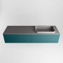 Mondiaz ERIN 150cm badmeubelset onderkast kleur Smag met 2 lades Wastafel RIDGE rechts 1 kraangat kleur Dark grey ERIN11965 - Thumbnail 4