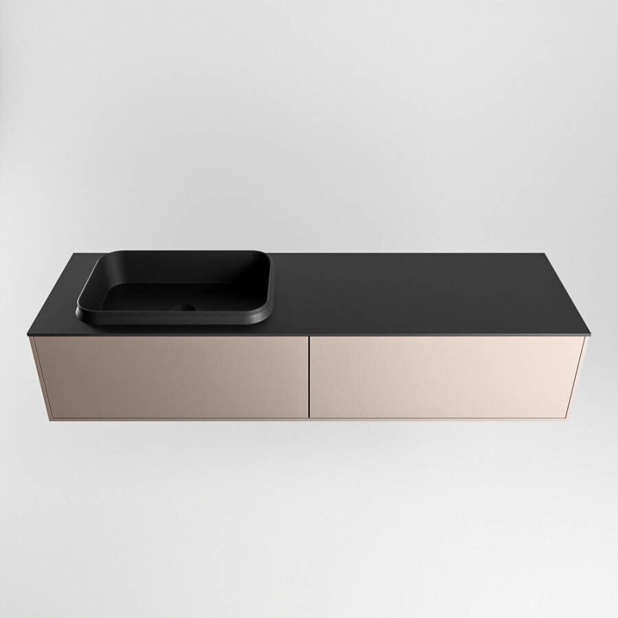 Mondiaz Erin badmeubel 150cm Smoke Ridge wastafel Urban Links zonder kraangat