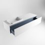 Mondiaz ERIN 150cm badmeubelset onderkast kleur Talc met 1 lade Wastafel RIDGE links 1 kraangat kleur Talc ERIN10016 - Thumbnail 5