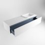 Mondiaz ERIN 150cm badmeubelset onderkast kleur Talc met 1 lade Wastafel RIDGE rechts 1 kraangat kleur Talc ERIN10017 - Thumbnail 5