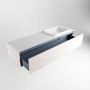 Mondiaz ERIN 150cm badmeubelset onderkast kleur Underlayment met 1 lade Wastafel RIDGE rechts zonder kraangaten kleur Talc ERIN10659 - Thumbnail 5