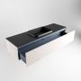 Mondiaz Badkamermeubelset Erin 150 cm met 1 Lade met RIDGE Wastafel Midden Urban met 1 kraangat Greeploos Mat Underlayment - Thumbnail 5