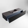 Mondiaz ERIN 150cm badmeubelset onderkast kleur Urban met 1 lade Wastafel RIDGE midden 1 kraangat kleur Dark grey ERIN11545 - Thumbnail 5