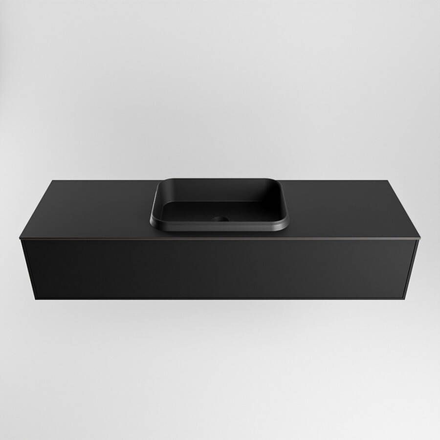 Mondiaz Erin badmeubel 150cm Urban Ridge wastafel Urban Midden zonder kraangat