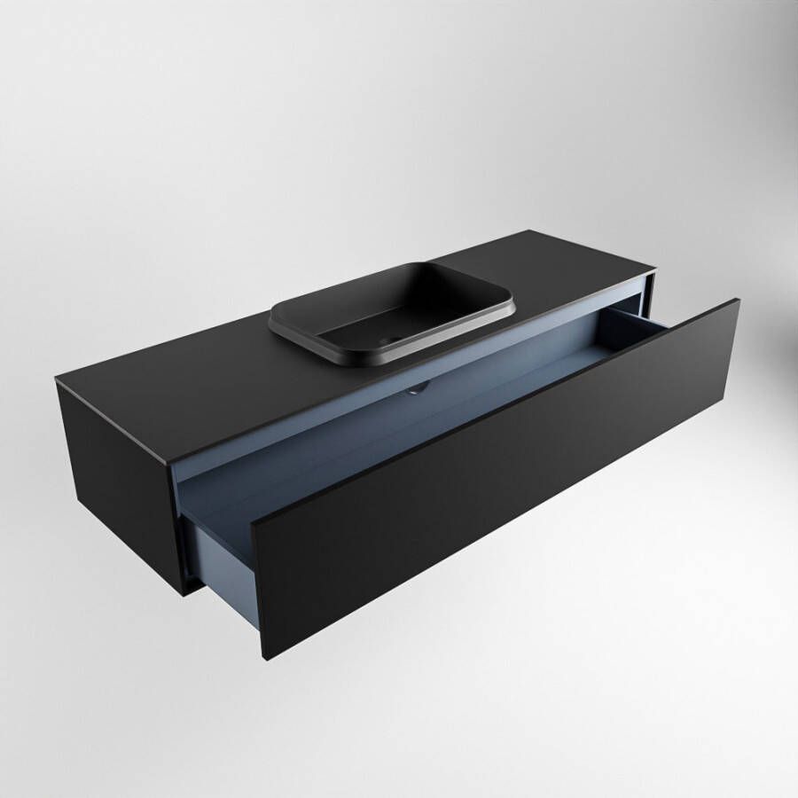 Mondiaz Erin badmeubel 150cm Urban Ridge wastafel Urban Midden zonder kraangat