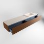 Mondiaz ERIN 200cm badmeubelset onderkast kleur Rust met 2 lades Wastafel RIDGE rechts 1 kraangat kleur Linen ERIN12583 - Thumbnail 6