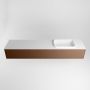 Mondiaz ERIN 200cm badmeubelset onderkast kleur Rust met 2 lades Wastafel RIDGE rechts 1 kraangat kleur Talc ERIN10339 - Thumbnail 5