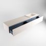 Mondiaz ERIN 200cm badmeubelset onderkast kleur Underlayment met 2 lades Wastafel RIDGE rechts 1 kraangat kleur Linen ERIN12923 - Thumbnail 5