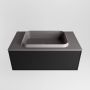 Mondiaz ERIN 80cm badmeubelset onderkast kleur Urban met 1 lade Wastafel RIDGE midden 1 kraangat kleur Dark grey ERIN11532 - Thumbnail 4