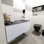 Mondiaz OLAN Toiletmeubel 120x30x40cm met 0 kraangaten 1 lades cale mat Wastafel Lex rechts Solid Surface Zwart FK75343013 - Thumbnail 4