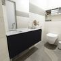 Mondiaz OLAN Toiletmeubel 120x30x40cm met 0 kraangaten 1 lades urban mat Wastafel Lex links Solid Surface Wit FK75342460 - Thumbnail 4