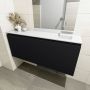 Mondiaz OLAN Toiletmeubel 120x30x40cm met 0 kraangaten 1 lades urban mat Wastafel Lex rechts Solid Surface Wit FK75342462 - Thumbnail 4