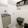 Mondiaz OLAN Toiletmeubel 40x30x40cm met 0 kraangaten 1 lades army mat Wastafel Lex rechts Solid Surface Zwart FK75342873 - Thumbnail 4