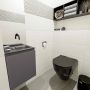 Mondiaz OLAN Toiletmeubel 40x30x40cm met 0 kraangaten 1 lades dark grey mat Wastafel Lex rechts Solid Surface Zwart FK75342815 - Thumbnail 3