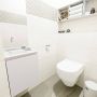 Mondiaz OLAN Toiletmeubel 40x30x40cm met 0 kraangaten 1 lades linen mat Wastafel Lex links Solid Surface Wit FK75342610 - Thumbnail 4