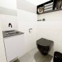 Mondiaz OLAN Toiletmeubel 40x30x40cm met 0 kraangaten 1 lades linen mat Wastafel Lex midden Solid Surface Zwart FK75342956 - Thumbnail 4