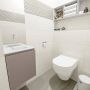 Mondiaz OLAN Toiletmeubel 40x30x40cm met 0 kraangaten 1 lades smoke mat Wastafel Lex midden Solid Surface Wit FK75342492 - Thumbnail 5
