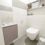 Mondiaz OLAN Toiletmeubel 40x30x40cm met 0 kraangaten 1 lades smoke mat Wastafel Lex rechts Solid Surface Wit FK75342496 - Thumbnail 5