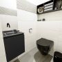 Mondiaz OLAN Toiletmeubel 40x30x40cm met 0 kraangaten 1 lades urban mat Wastafel Lex links Solid Surface Zwart FK75342784 - Thumbnail 4
