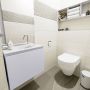 Mondiaz OLAN Toiletmeubel 60x30x40cm met 1 kraangaten 1 lades cale mat Wastafel Lex midden Solid Surface Wit FK75342642 - Thumbnail 4