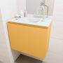 Mondiaz OLAN Toiletmeubel 60x30x40cm met 1 kraangaten 1 lades ocher mat Wastafel Lex midden Solid Surface Wit FK75342555 - Thumbnail 4
