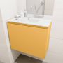 Mondiaz OLAN Toiletmeubel 60x30x40cm met 0 kraangaten 1 lades ocher mat Wastafel Lex midden Solid Surface Wit FK75342556 - Thumbnail 3