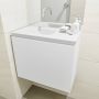 Mondiaz OLAN Toiletmeubel 60x30x40cm met 0 kraangaten 1 lades talc mat Wastafel Lex links Solid Surface Wit FK75342413 - Thumbnail 3