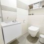 Mondiaz OLAN Toiletmeubel 60x30x40cm met 0 kraangaten 1 lades talc mat Wastafel Lex links Solid Surface Wit FK75342413 - Thumbnail 4