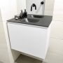 Mondiaz OLAN Toiletmeubel 60x30x40cm met 0 kraangaten 1 lades talc mat Wastafel Lex midden Solid Surface Zwart FK75342759 - Thumbnail 4