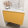 Mondiaz OLAN Toiletmeubel 80x30x40cm met 0 kraangaten 1 lades ocher mat Wastafel Lex midden Solid Surface Wit FK75342562 - Thumbnail 4