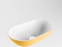 Mondiaz POOLE waskom 30x18x8cm ovaal opbouw Solid Surface ocher | talc M82013OcherTalc - Thumbnail 2