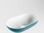 Mondiaz POOLE waskom 30x18x8cm ovaal opbouw Solid Surface smag | talc M82014SmagTalc - Thumbnail 2