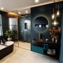 Mondiaz RIVA badmeubelsets 120x50x30cm 1 lade MDF Smag mat push to open 1 kraangat 1 wasbak links Urban solid surface RIVA10287 - Thumbnail 4
