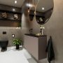 Mondiaz TURE Toiletmeubel 100x23x50cm met 0 kraangaten 2 deuren smoke mat Wastafel Eden links Solid Surface Zwart FK75341468 - Thumbnail 5