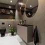 Mondiaz TURE Toiletmeubel 100x23x50cm met 0 kraangaten 2 deuren smoke mat Wastafel Eden midden Solid Surface Zwart FK75341466 - Thumbnail 5