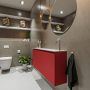 Mondiaz TURE Toiletmeubel 120x23x50cm met 1 kraangaten 2 deuren fire mat Wastafel Eden rechts Solid Surface Wit FK75341209 - Thumbnail 5